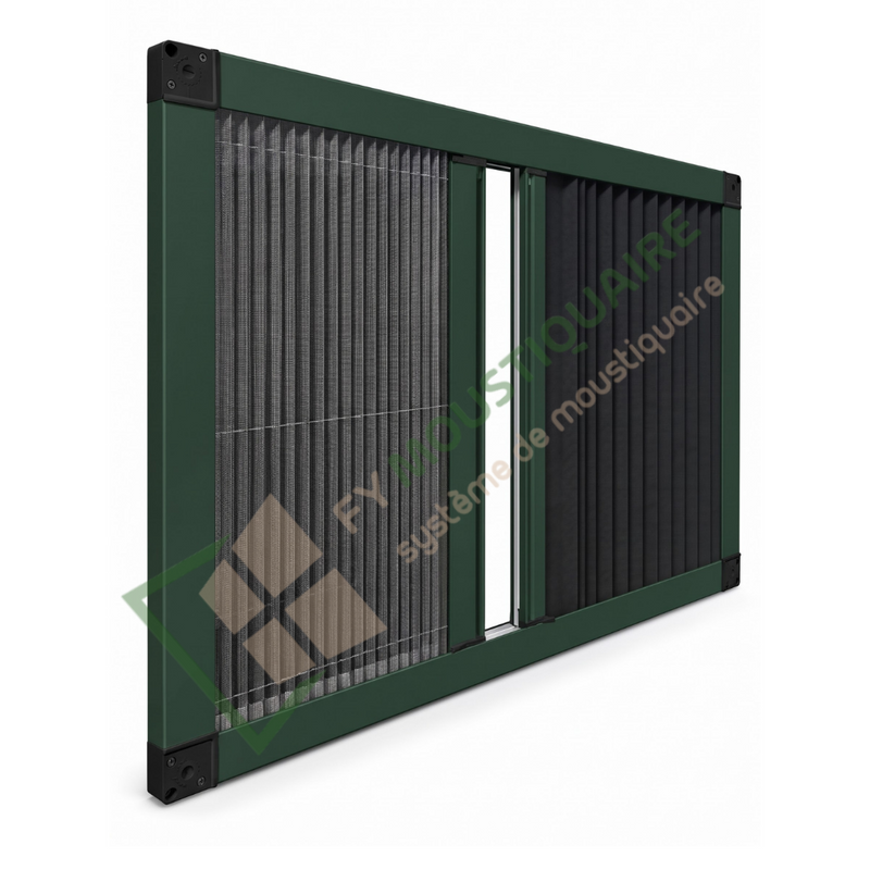 Moustiquaire Plissée & Store Occultant Honeycomb 2-en-1 | Sur-Mesure