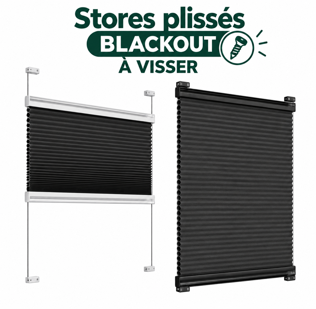 Store Honeycomb Sur-Mesure Occultant | Isolation Thermique & Obscurité Totale