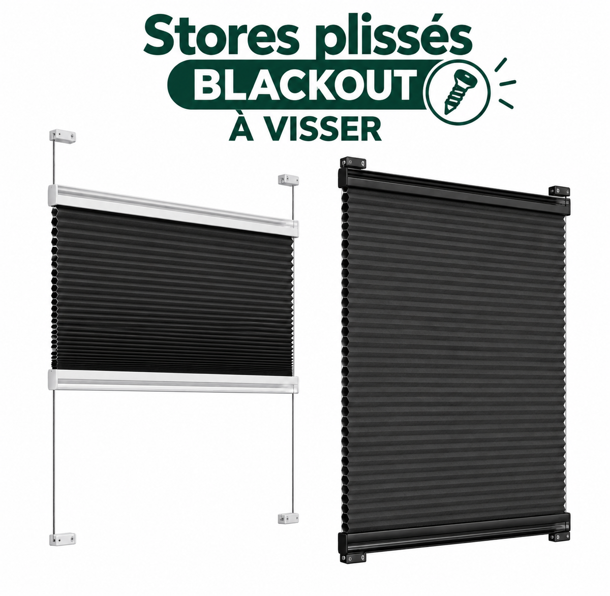 Store Honeycomb Sur-Mesure Occultant | Isolation Thermique & Obscurité Totale